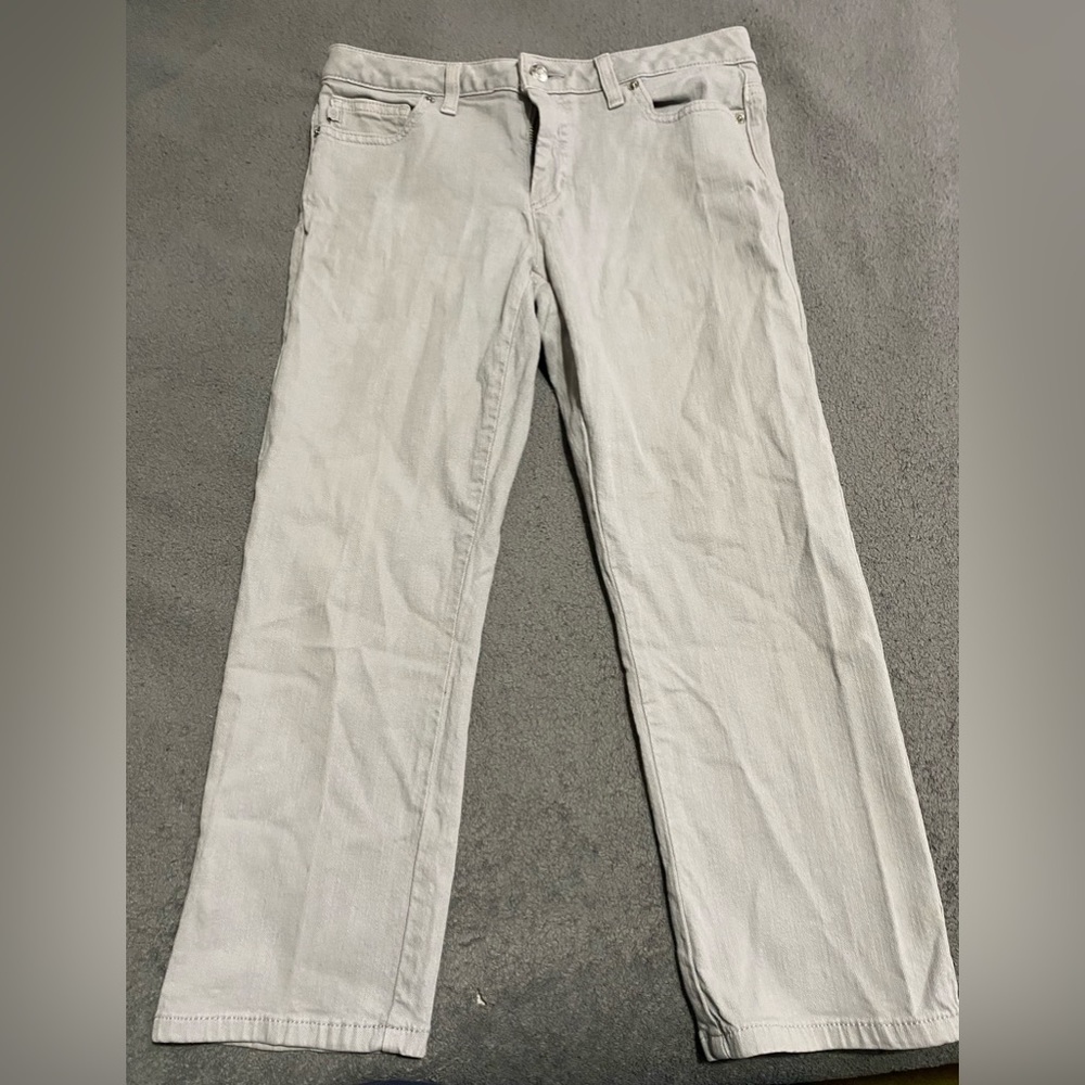 Michael Kors Size 4 Grey Ankle Length Pants